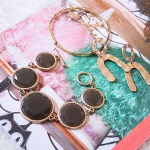 Green/grey vintage bracelet - PLEASE COMMENT BEFORE BUYING